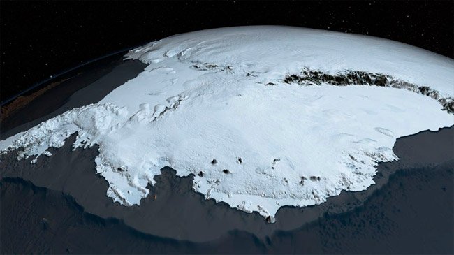 Ученые показали, как безо льда выглядит «страна льдов» Антарктида (фото + видео)