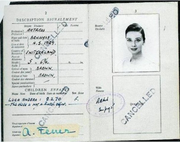 Паспорта гениальных людей двадцатого века (фото)