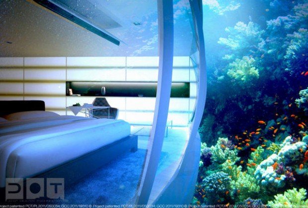 Невероятный подводный отель будущего в Дубае (фото + видео)