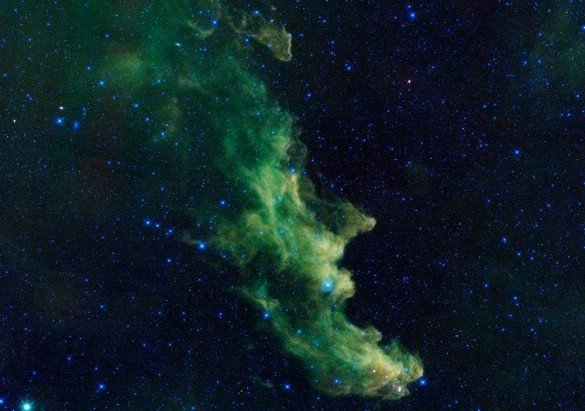 NASA обнаружило в космосе туманность в виде «Ведьминой головы»